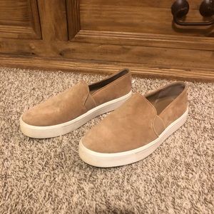 Vince Slip On Suede Sneakers Size 6.5